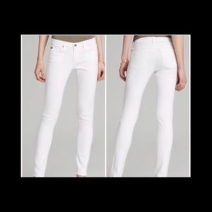 AG white jeans - The Stilt - cigarette jean